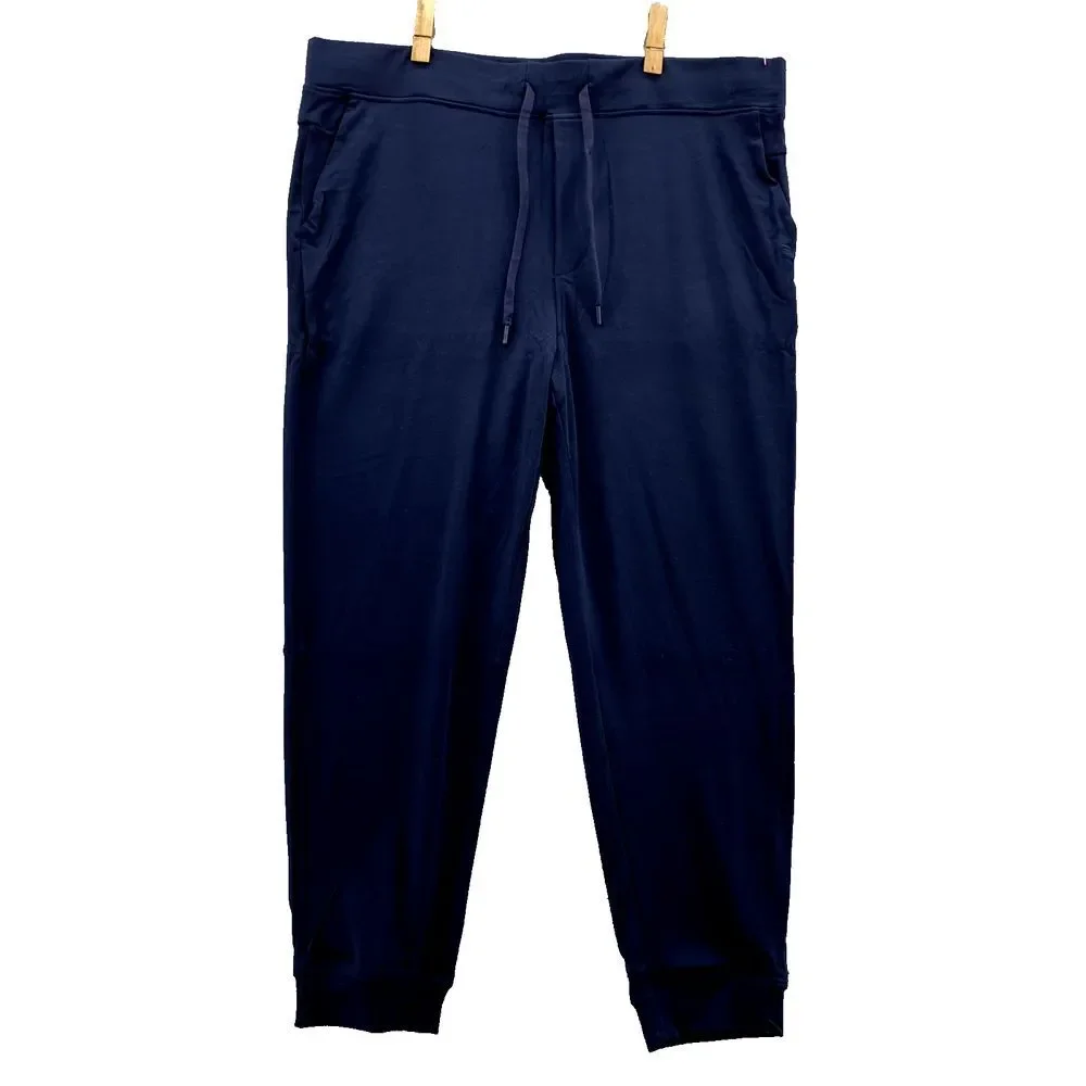 Cozy Earth Bamboo Jogger Unisex XXL Blue Loungewear Yoga Athleisure Travel Sweat